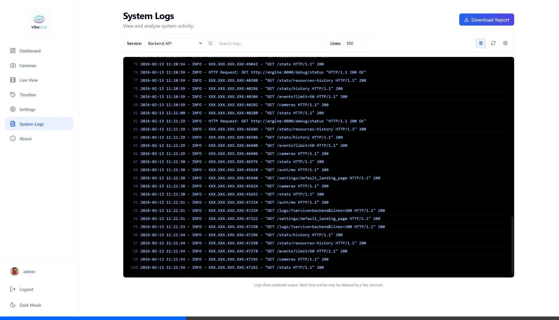 System Logs